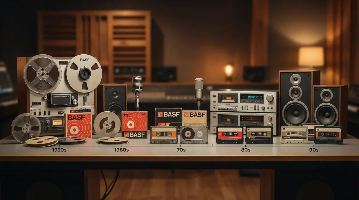 BASFカセットテープの歴史【1935年〜撤退まで】