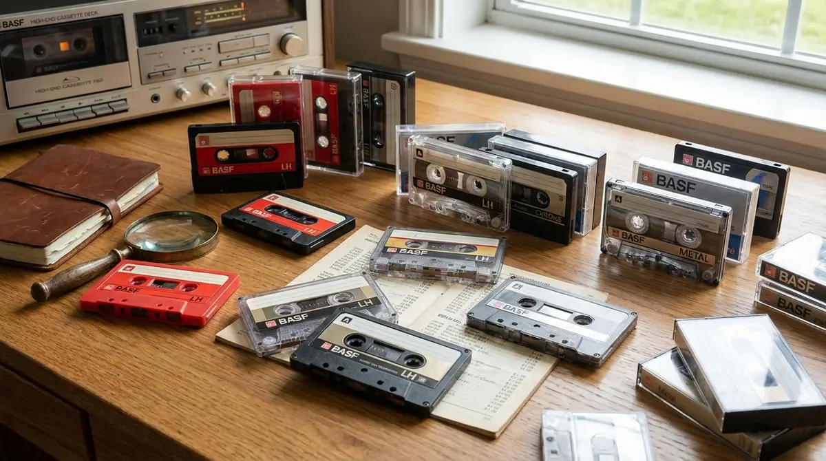 BASFカセットテープの相場と価値【モデル別の目安】