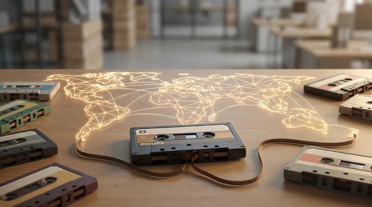 フィリップスのライセンスフリー戦略|カセットテープが世界標準になった理由