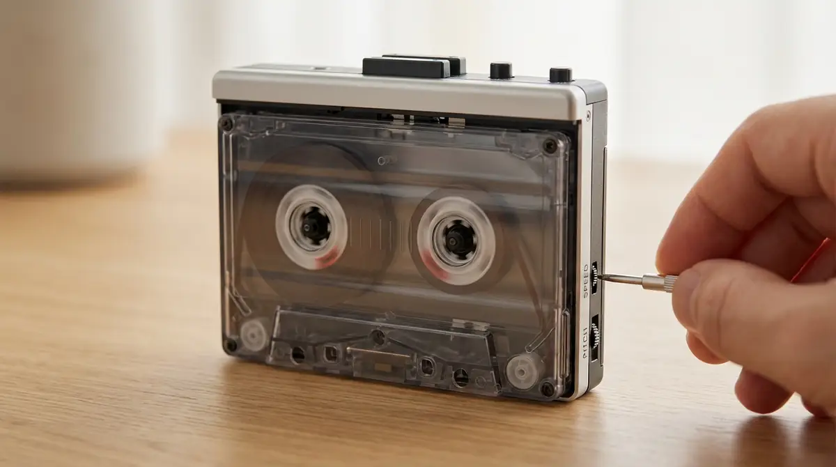 カセットプレーヤーの速度調整とは?機能の有無を確認する方法