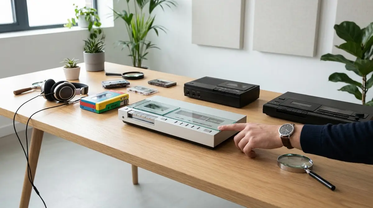 カセットプレーヤーの選び方|失敗しない4つのチェックポイント
