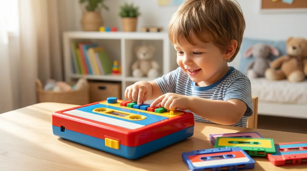 子供向けカセットプレーヤーの使い方のコツ