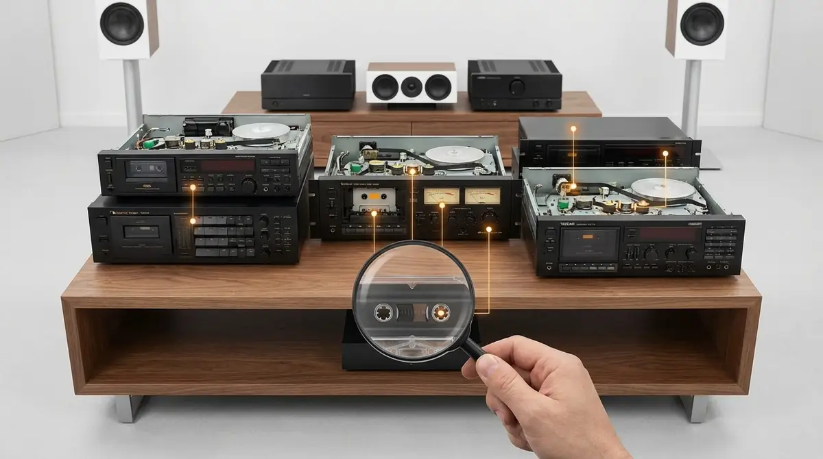 カセットデッキの選び方｜失敗しない5つのチェックポイント
