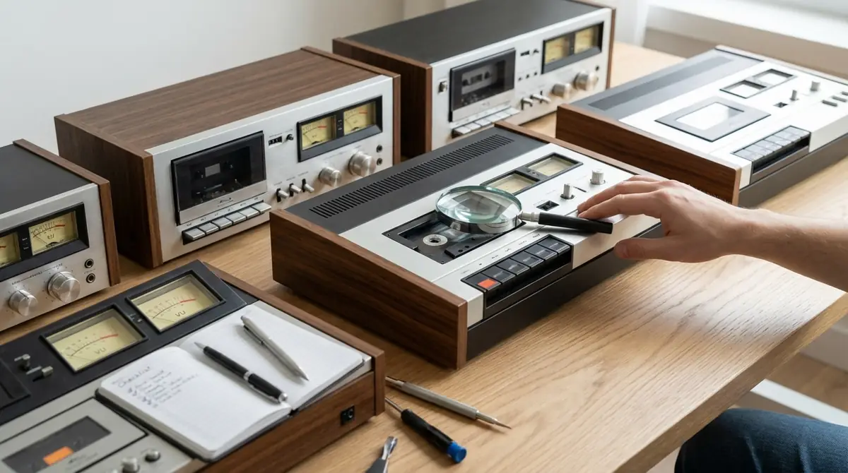 中古カセットデッキの選び方｜失敗しないチェックリスト