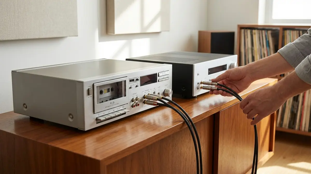 カセットデッキとアンプの接続でよくある質問