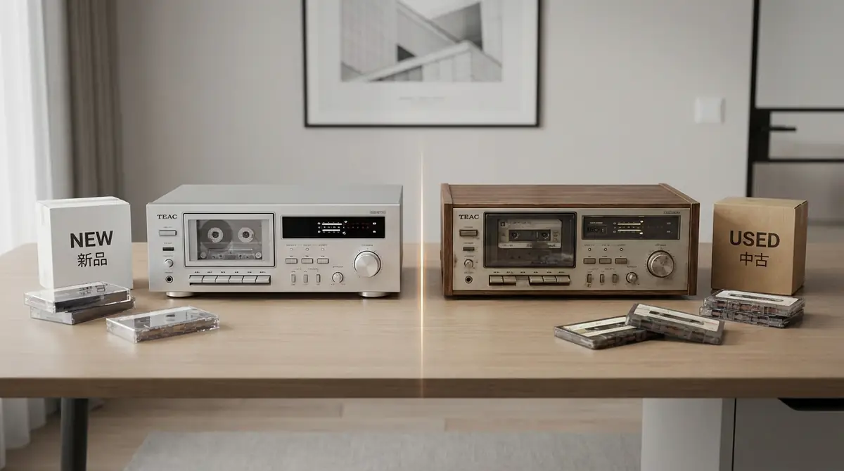 TEACカセットデッキは新品と中古どちらを選ぶべき?