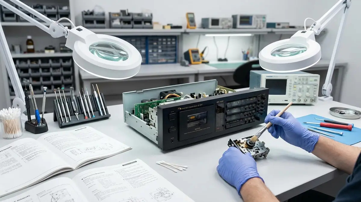 Nakamichiカセットデッキのメンテナンスと修理