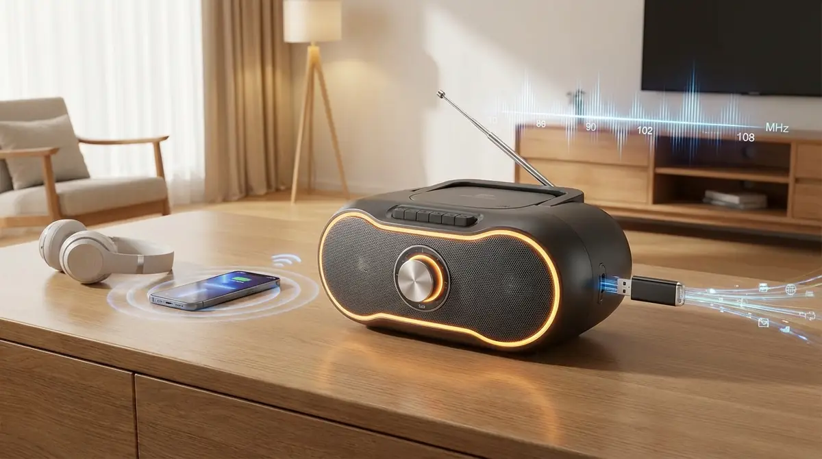 CDラジカセの最新機能を解説｜Bluetooth・USB録音・ワイドFMとは