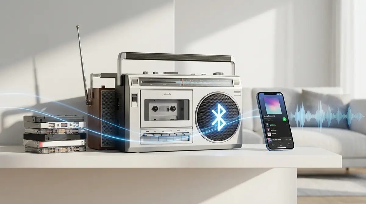 Bluetooth対応ラジカセとは？従来機との違いをわかりやすく解説