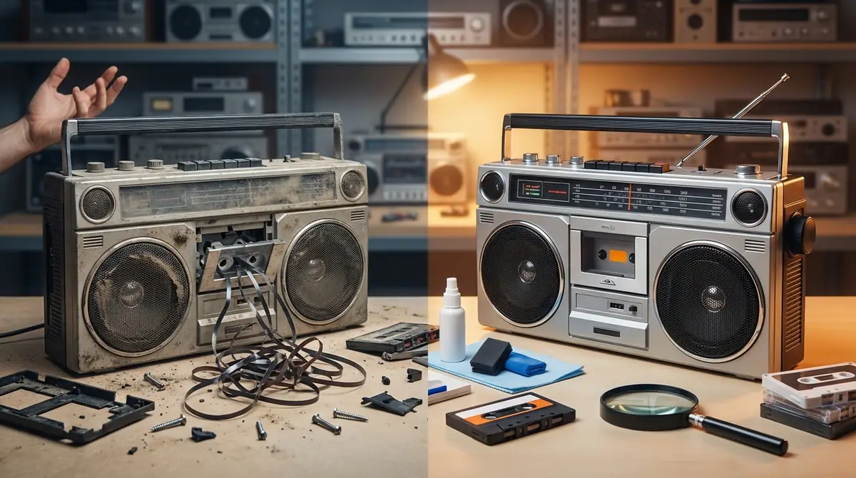 中古ラジカセ購入でよくある失敗と回避法