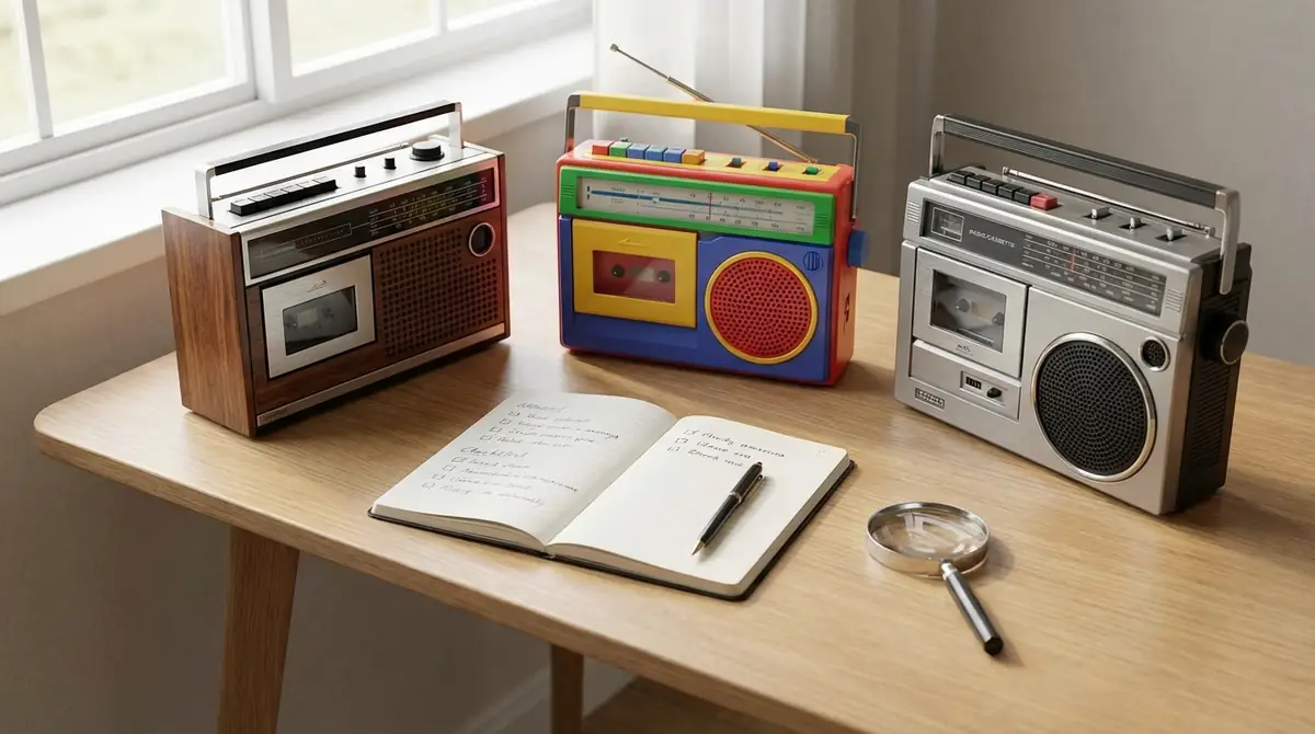 まとめ:初心者におすすめの中古ラジカセ3選と購入チェックリスト
