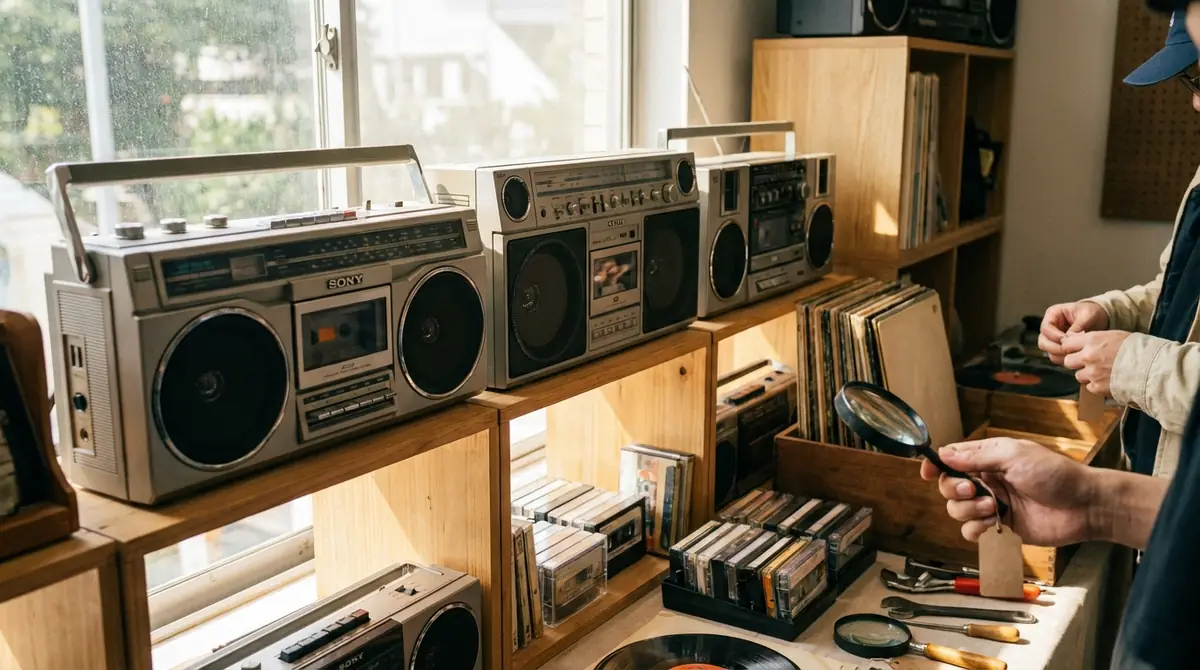 SONYラジカセ名機の入手方法|中古市場での探し方