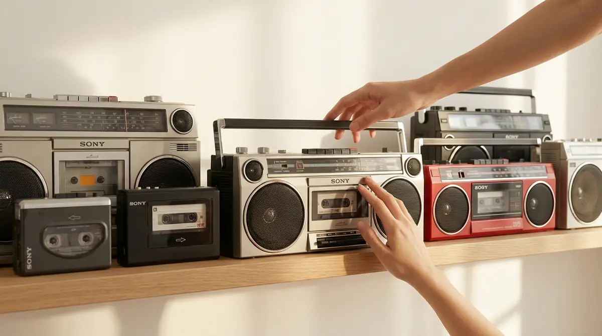 初心者におすすめのSONYラジカセ名機|最初の1台の選び方