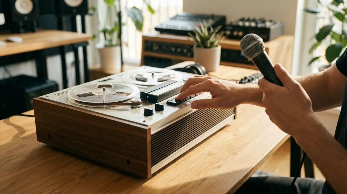 テープレコーダーの基本的な使い方