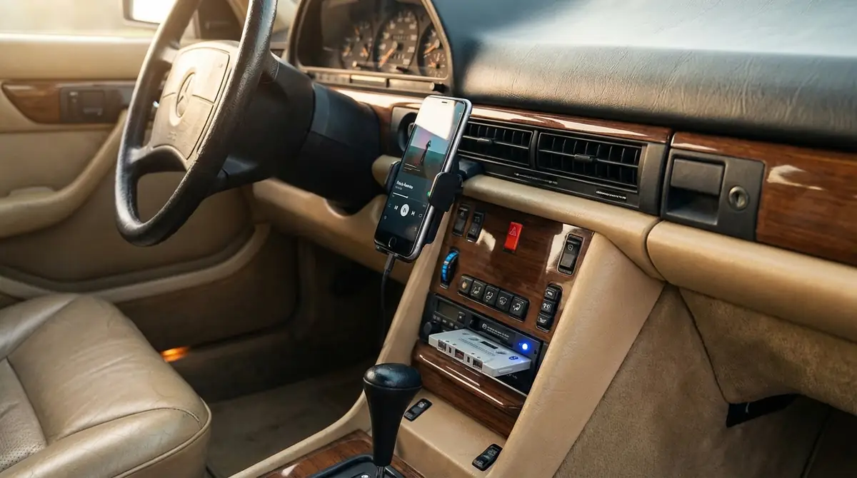 古い車がスマホ対応に！カセットアダプターBluetoothでできること