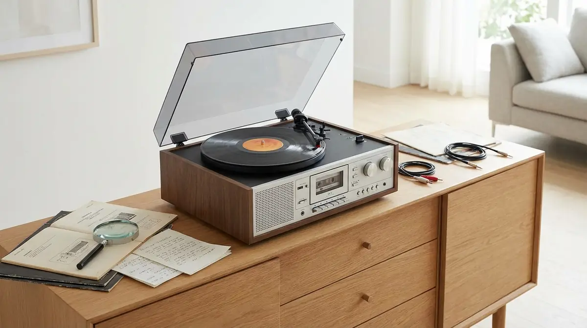レコード・カセット対応マルチプレーヤー購入前の注意点3つ