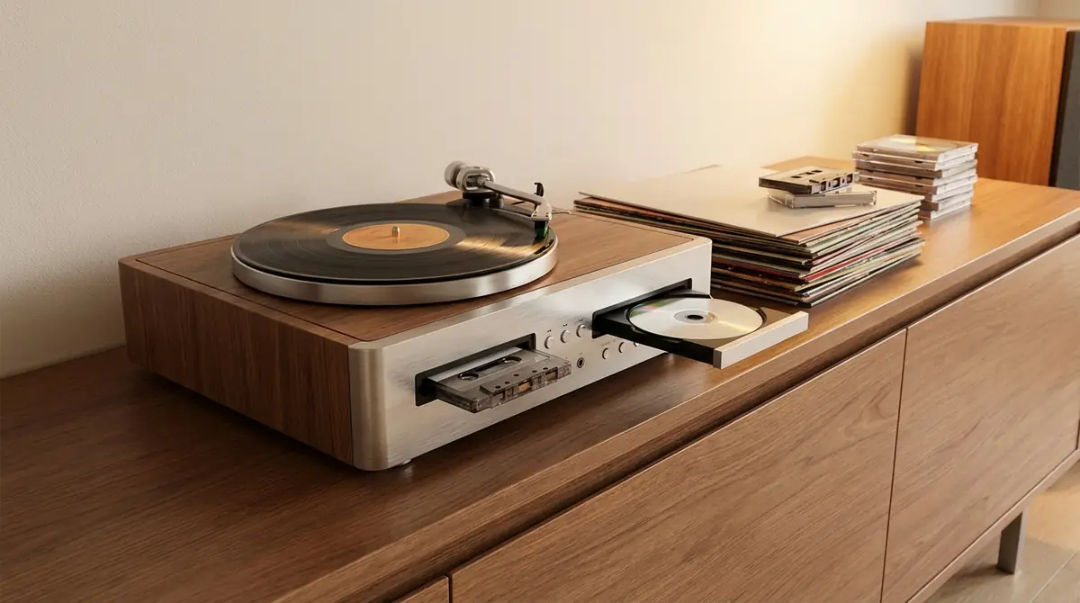 マルチプレーヤーとは?1台でレコード・カセット・CDが楽しめる万能機