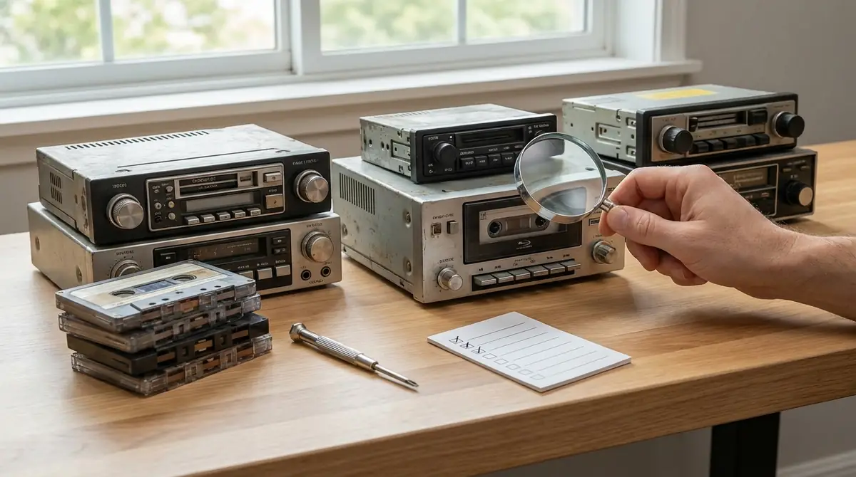 中古カーカセットプレーヤーの選び方|失敗しない5つのチェックポイント