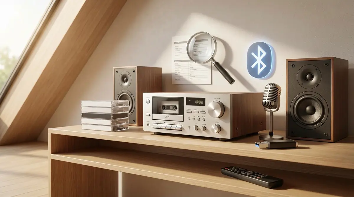 カセット対応ミニコンポの選び方【6つのチェックポイント】