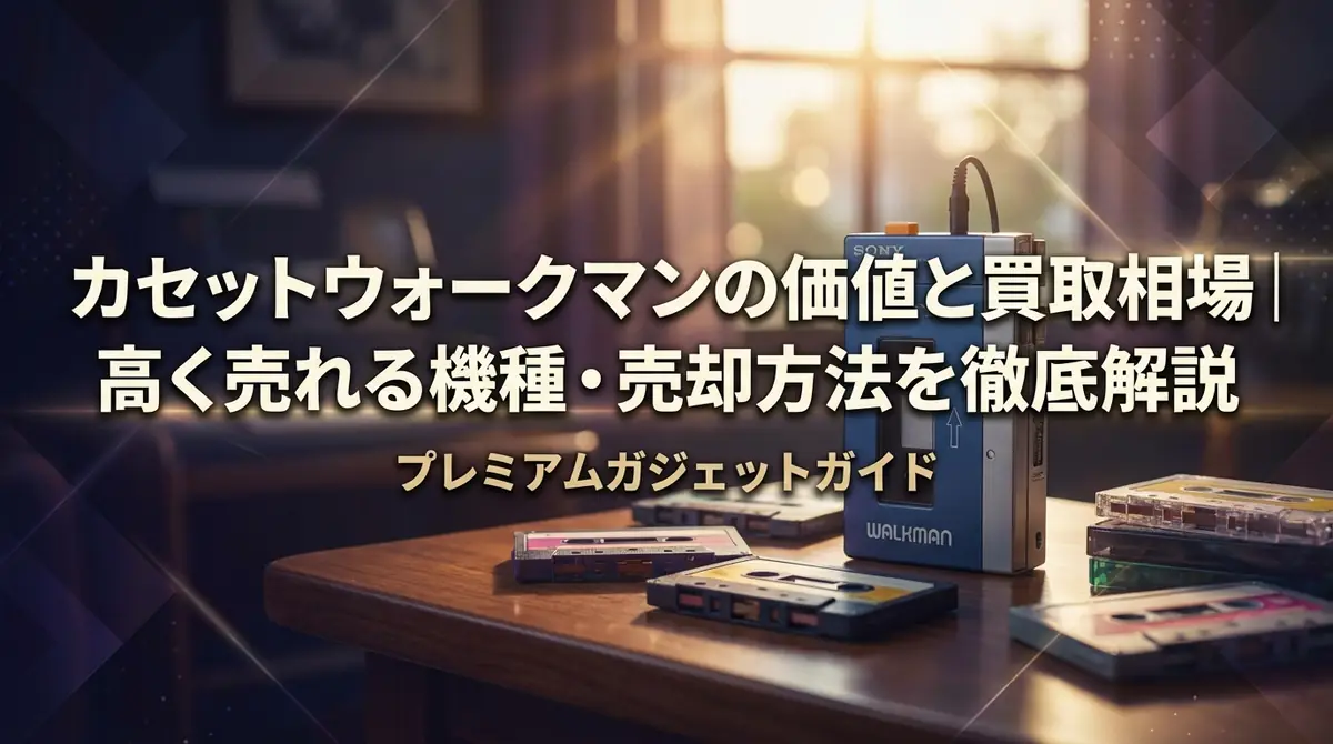 カセットウォークマンの価値と買取相場|高く売れる機種・売却方法を徹底解説