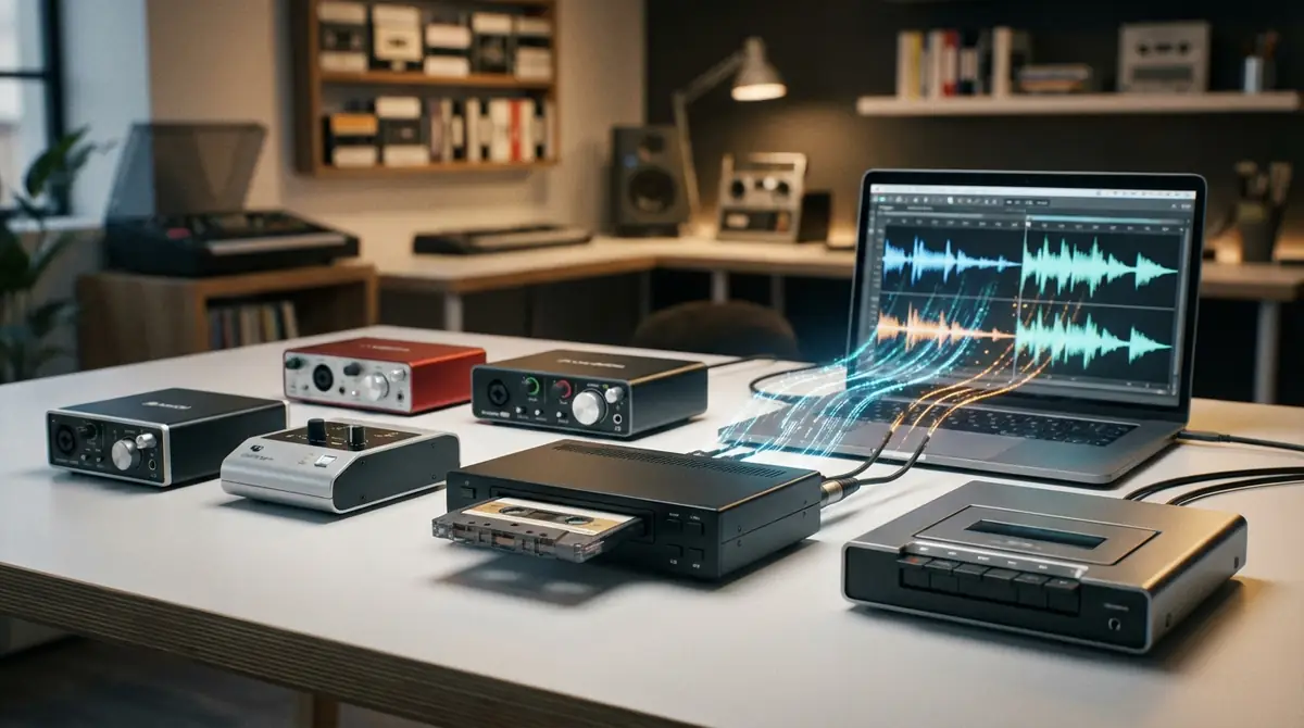 カセットテープのデジタル化機器を比較｜主要7機種の特徴と評価
