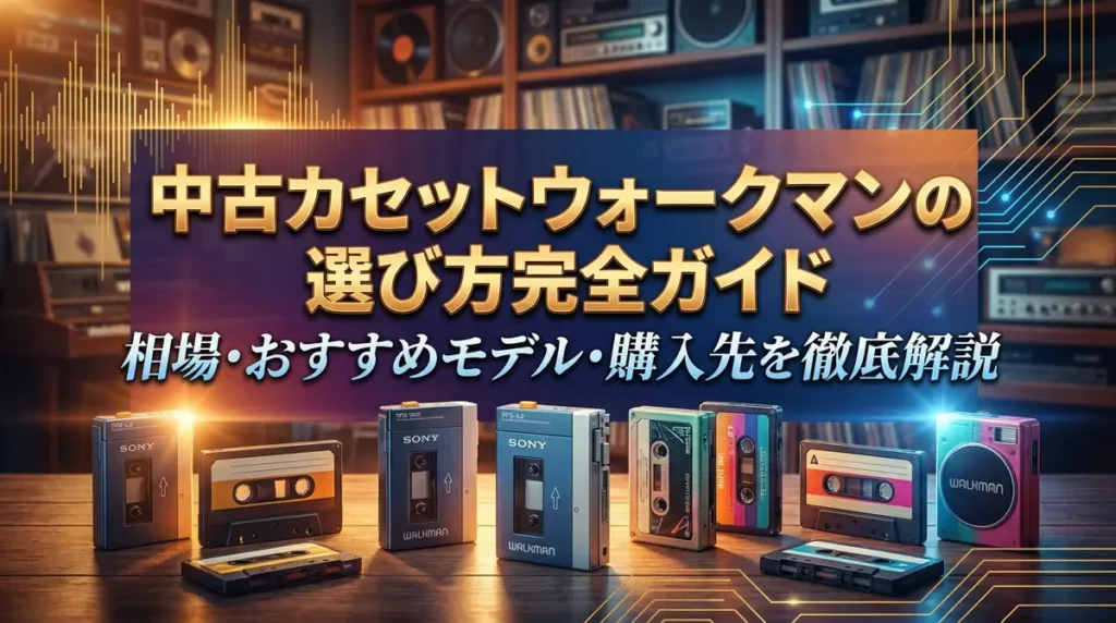中古カセットウォークマンの選び方完全ガイド｜相場・おすすめモデル・購入先を徹底解説