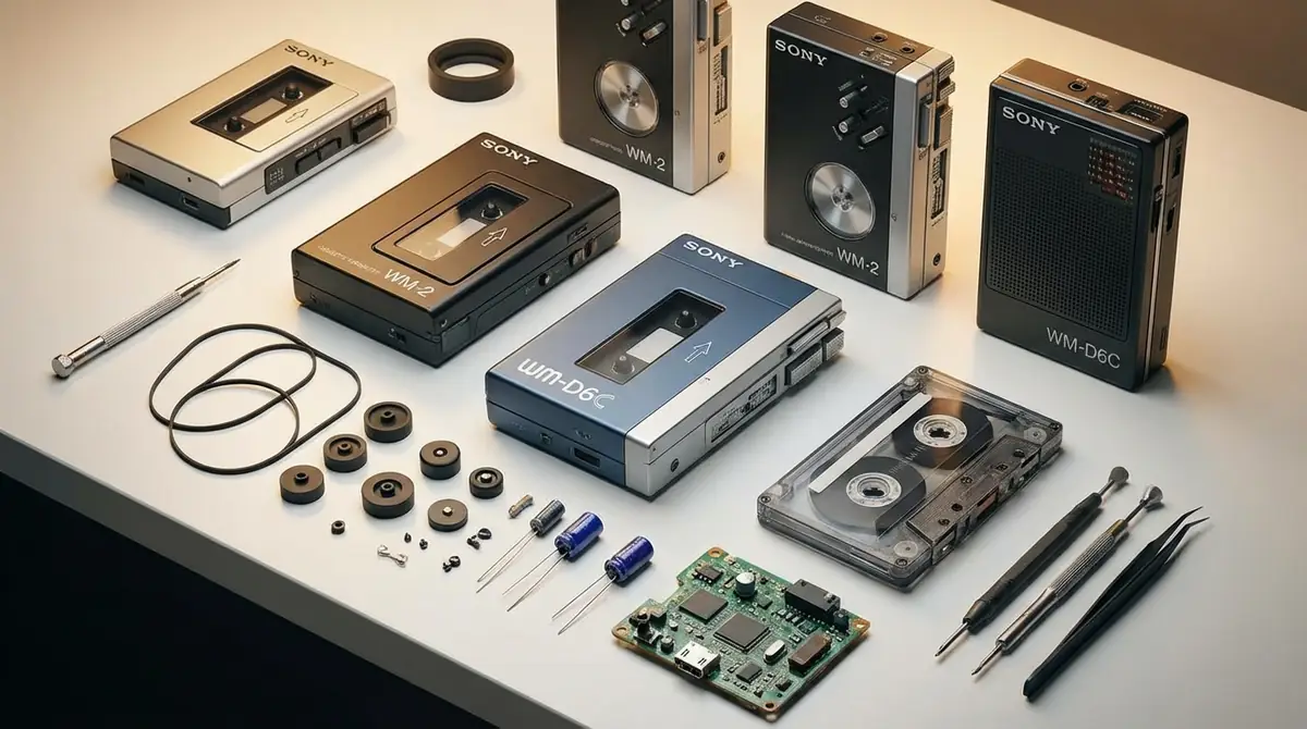 カセットウォークマンの基礎知識|シリーズと劣化部品