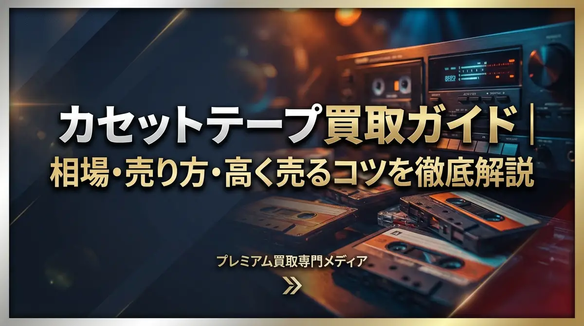 カセットテープ買取ガイド｜相場・売り方・高く売るコツを徹底解説