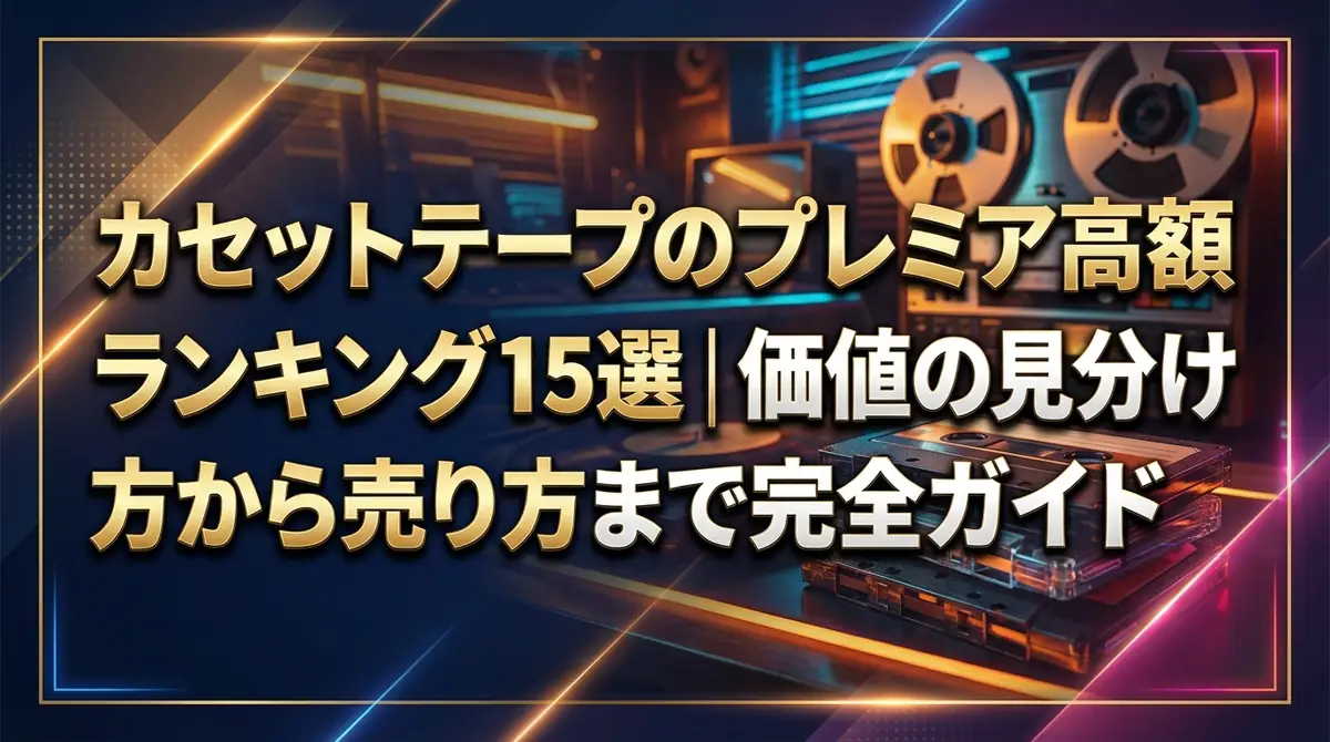 カセットテープのプレミア高額ランキング15選|価値の見分け方から売り方まで完全ガイド