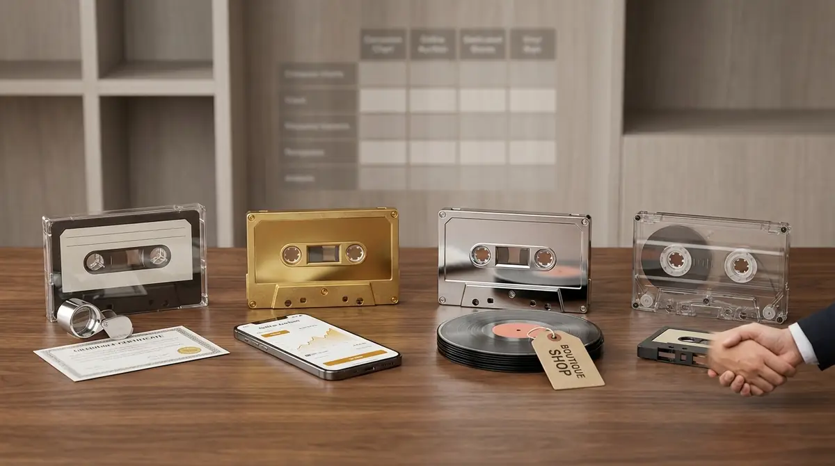 プレミアカセットテープを高く売る4つの方法【比較表付き】