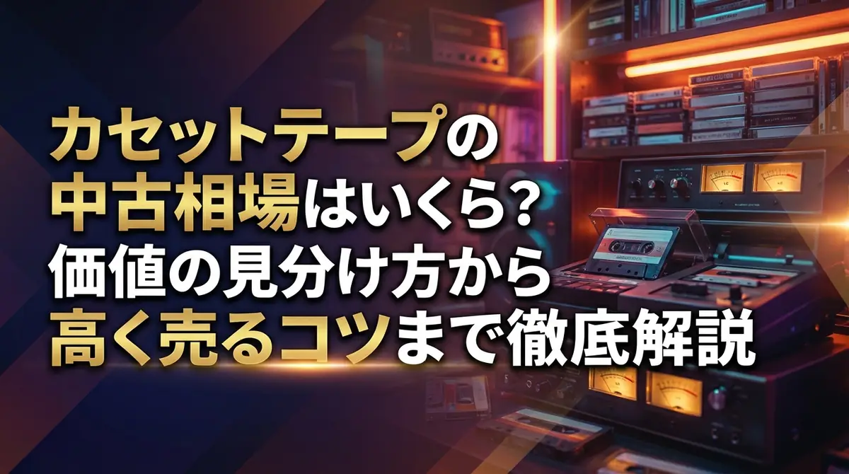 カセットテープの中古相場はいくら?価値の見分け方から高く売るコツまで徹底解説