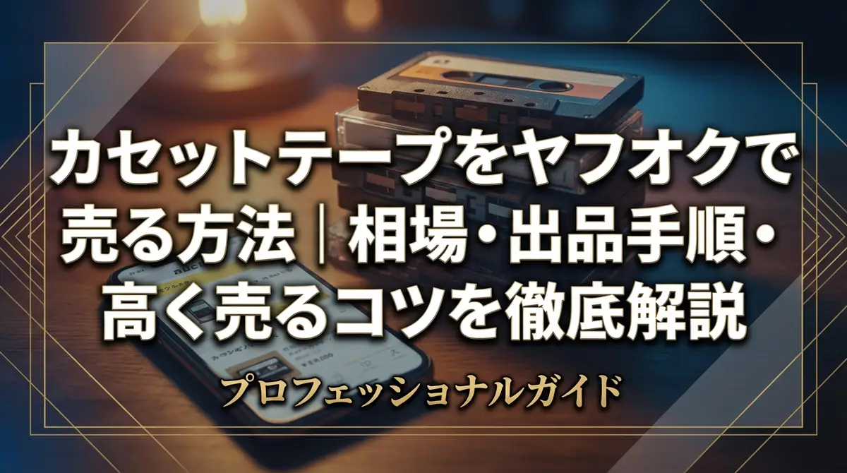 カセットテープをヤフオクで売る方法｜相場・出品手順・高く売るコツを徹底解説
