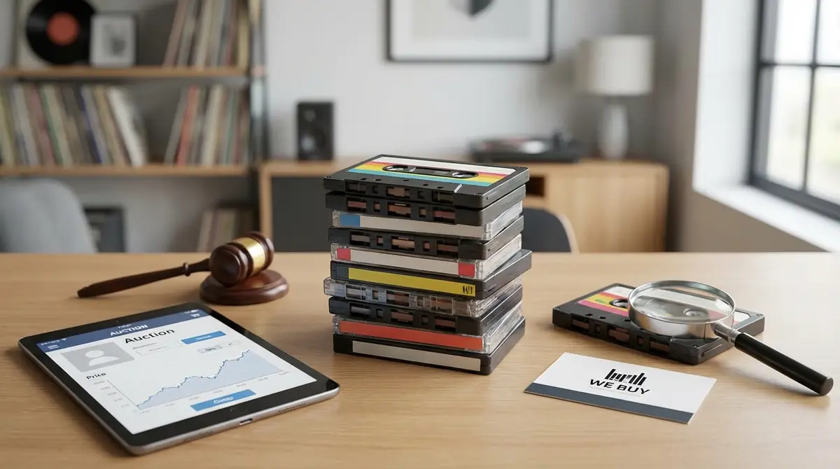 カセットテープを売るならヤフオク・メルカリ・買取業者どれがいい？