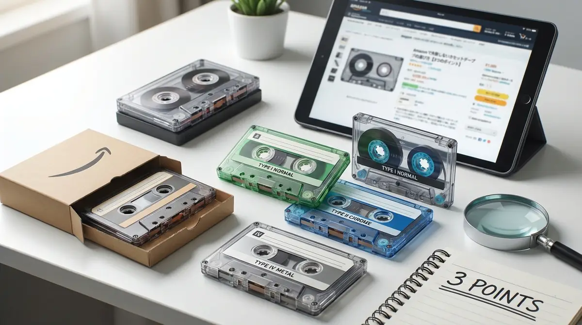 Amazonで失敗しないカセットテープの選び方【3つのポイント】