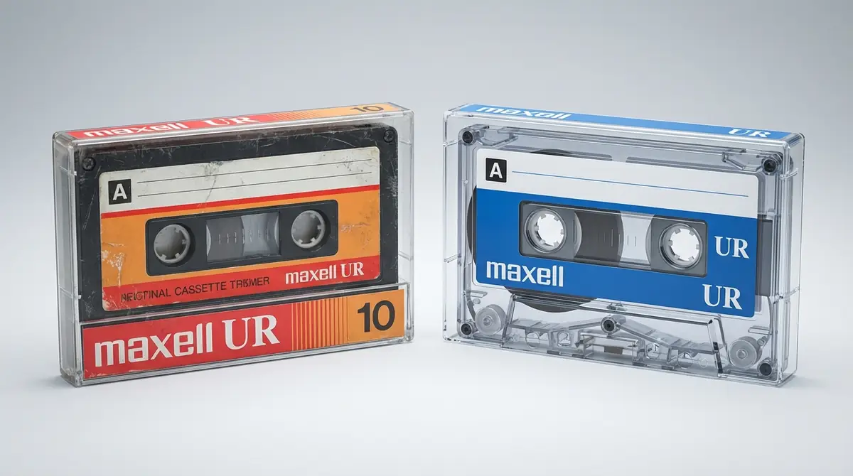 旧製品と現行マクセル URの違い