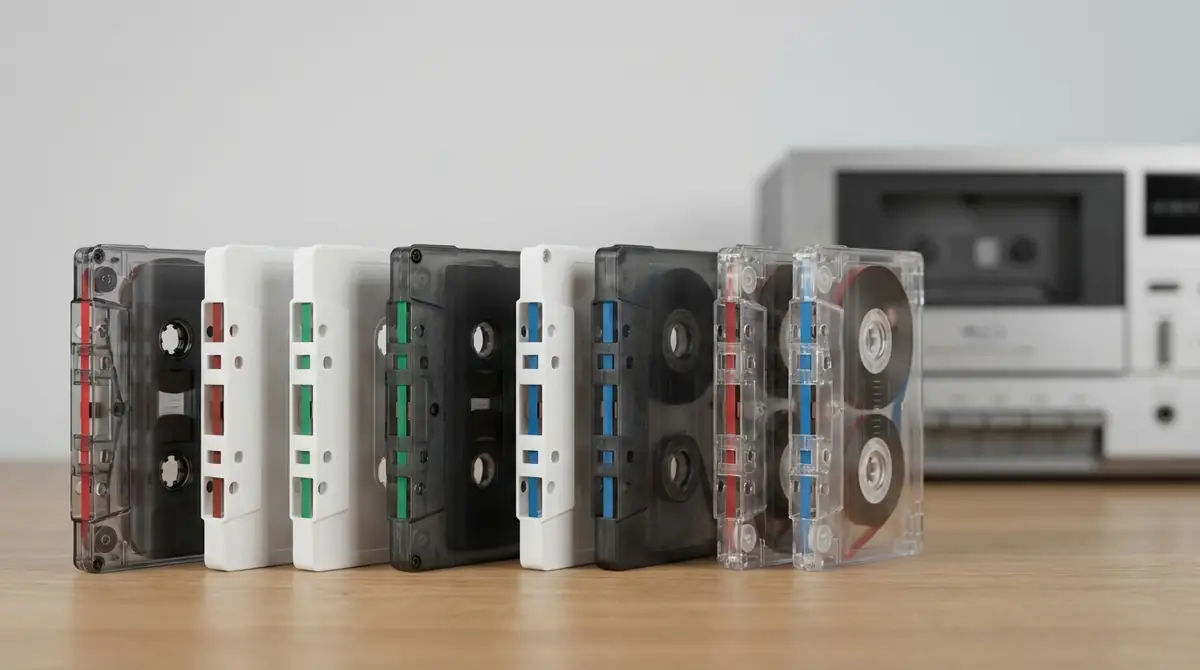 他メーカーの現行カセットテープとの比較