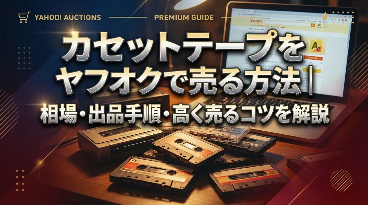 カセットテープをヤフオクで売る方法｜相場・出品手順・高く売るコツを解説