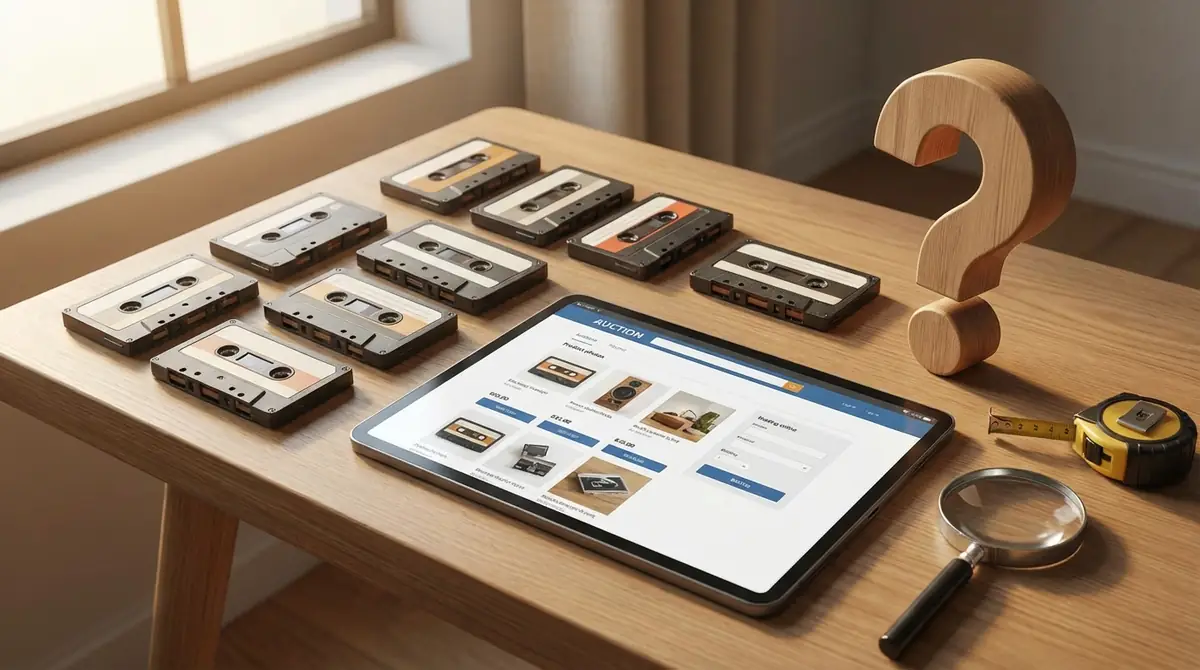 カセットテープのヤフオク出品でよくある質問