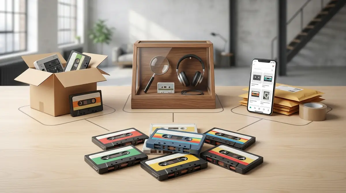 ハードオフ以外の売却先と比較｜カセットテープはどこで売るのがお得？