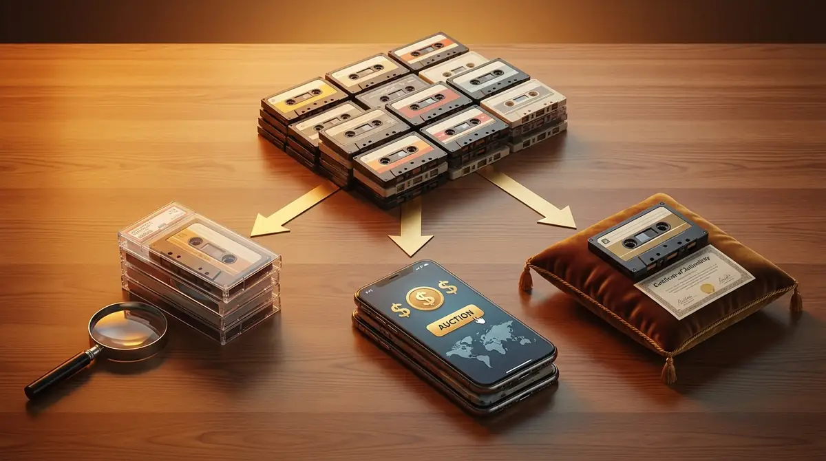 カセットテープを高額で売る3つの方法を比較