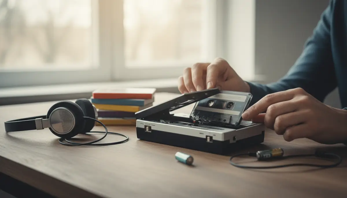 カセットウォークマンの使い方①｜再生前の準備