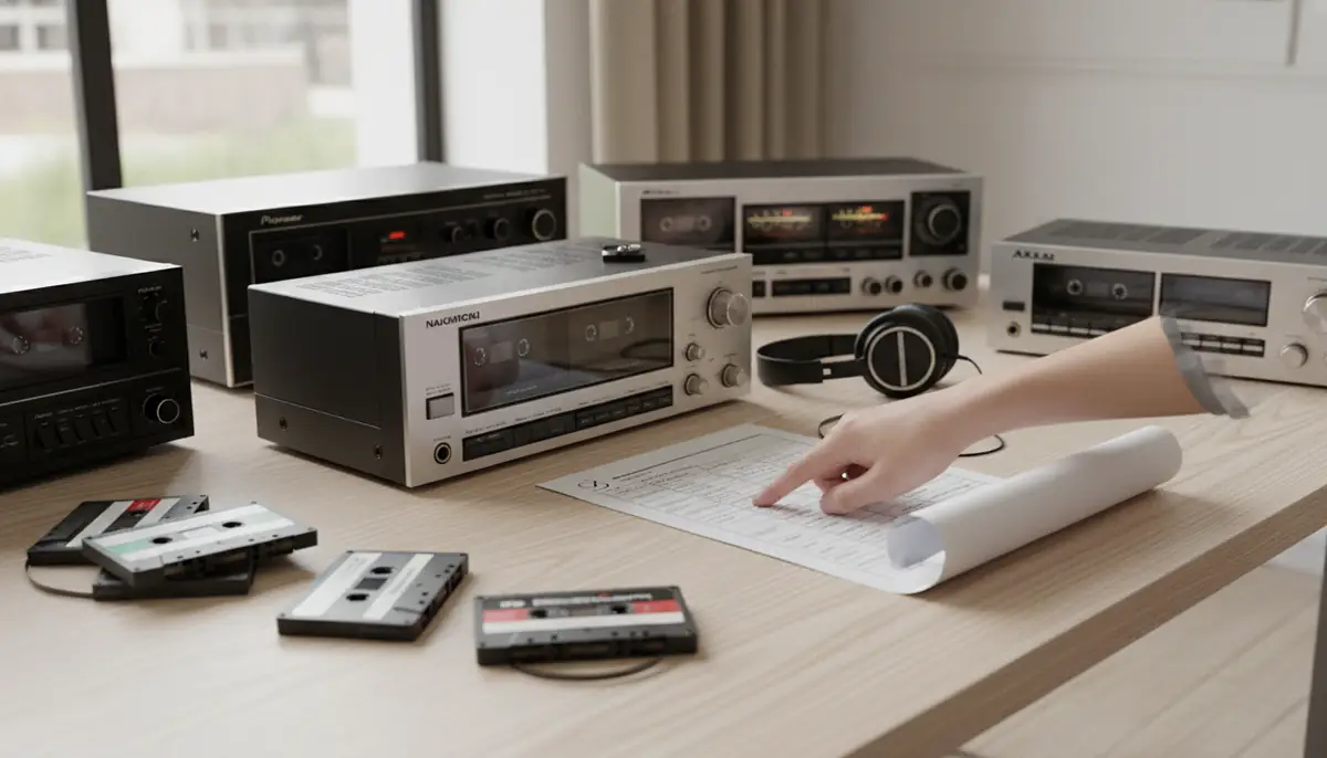中古カセットデッキ購入ガイド【チェックリスト付き】